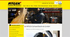 Desktop Screenshot of mteck-gmbh.de